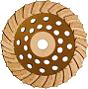 7" diamond cup grinding wheel - 24 segments